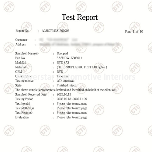 Auditing & certification-Boot pad